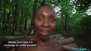 Public Agent - Shaved Head Queen Zaawaadi Loves White Dick