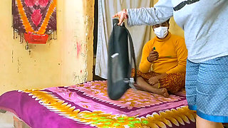 Oil Selling Girl Gets Fully Nude & Fucked Hard - Slippery Oil Massage Sex Video