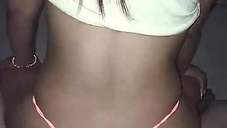 18 year old brunette big saggy tits from New York United States fucking her stepbrother's big dick part 105