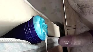 Alien Fleshlight Creampie Fuck With Hunk