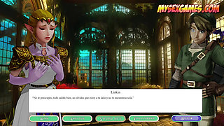 The Legend of Zelda Time to Fuck - Link Doggy Fucking Princess Zelda