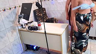 Gabi SweetCouplesStories Boss Commands Employee to Strip and Suck Big Ass