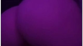 Blonde teen strips and plays with herself