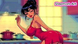 Hentai StepmomArts Big-Tits JOI Instructions: Explode for Her Limits Dirty T