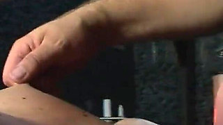 Hot BDSM Sex Slave Enjoys Bondage and Sore Punishment