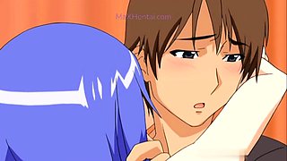 Fingering her Hairy Pussy (Hentai)