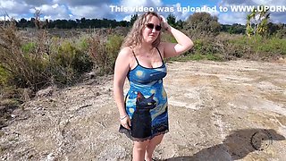 Lost On A Road Trip: Heidi Got Super Horny In The Car!