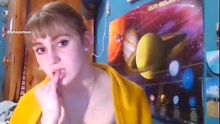 Hot Omegle Girl masturbates with Stranger