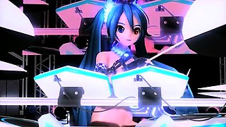 Project DIVA Mod Cool Medley ~Cyber Rock Jam~(Boobs bounce)