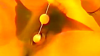 Self Double Penetration with Her Toys