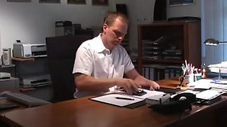 Chubby Woman Fucked by New Boss in Interview: Blowjob, Doggy  Cowgirl Porn