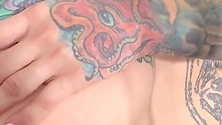 Stretch Session Turned Lesbian Strap on Sex