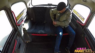Chick faux taxi - blonde princess Nathaly Cherie gets her palm on her very first Big Black Cock
