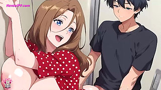 Stud Smashed Cougar In Elevator And Cum Inwards Her ( Cartoon  )