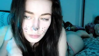 Hottest brunette solo webcam masturbation 2