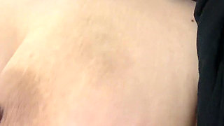 Sexy mom bounces her huge delicious tits