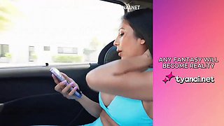 Blond Sportsgirl Negotiates Bike Deal With Intense Doggy Style Passion