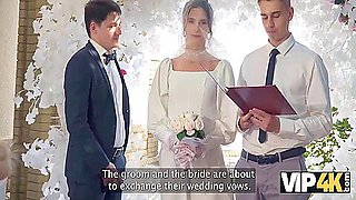 Bride Was Fucked Hard And Got Anal Creampie While Guests Were Watching 17 Min