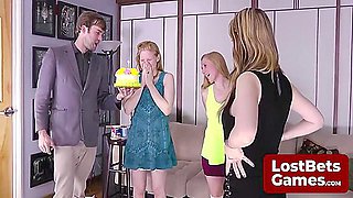 Happy Birthday Is Sung, And The Strip Torange Game Begins