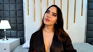 Shemale tranny enjoying solo masturbation