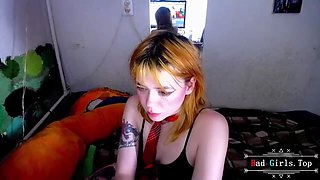 Booty and busty slim hot cute blonde teen cam solo