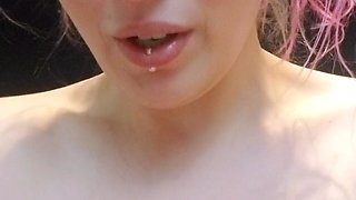 Big boobs milf masturbates with her dildo