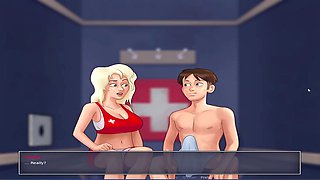 Hot scenes in Summertime Saga with Proxy
