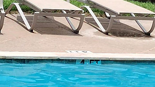 Summer Has Arrived! Time for the First Visit to the Pool Sexy Big Nurse Vicki Style!