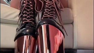 Fetish milf dominatrix Katy goddess femdom bdsm mistress latex kink footfetish high heels