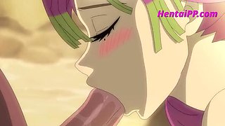 Hot Redhead Anime Girl Blowjob - Uncensored 3D Hentai Parody