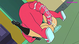 Zoidberg & Amy Classic Cartoon Movie