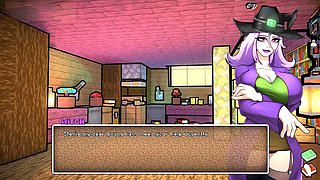Hentai anime, same bed, witches