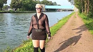 Fucked Myself with My Vibrator by the Mittelland Canal