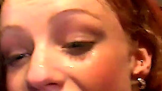 Ggg John Thompson - Tattooed Babe Swallows Cum and Gets Pounded Hard