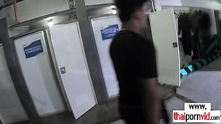Grateful Thai teen fucking BFs big cock