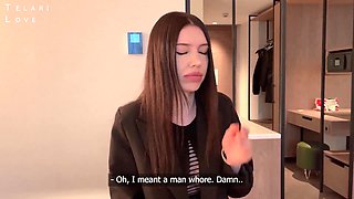 A young wife took <censored> on her husband for cheating