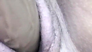 Sucking My Silicone Cock