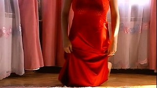 Chubby Brunette Big Boobs Dildo Masturbation