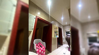 Ebony SSBBW Shower Tease & Masturbation