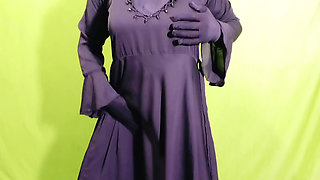 Beautiful Amena Bhabhi has sex indoors wearing a burqa and hijab