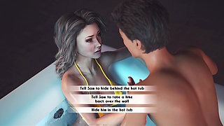 Awam Sophia Real Fuck - How Far Will Sophia Go with Sam? Part 3: Nearly Caught and the Burning Lust That Lingers