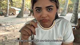 Blonde Teen Yohamedi1 Surprises Danny Medina With Unexpected Beach Blowjob