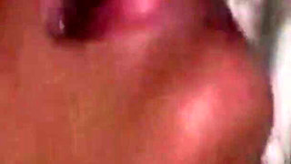 Hairy Ebony Pussy Stretched Wide Dripping Thick Cum Loads