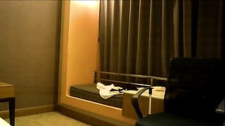 Schoolgirl brunette doggystyle and blowjob