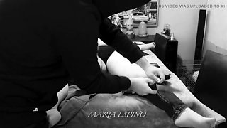 Submissive French BBW MariaEspino Tied Up & Used Like a Toy - Real Homemade BDSM