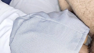 Barely legal student likes to be touched by her stepfather