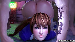 Chun-Li likes to be fucked hard in her virgin anal