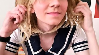 Solo webcam tranny masturbation