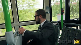 Mature4k. hot and leaking porno in the bus