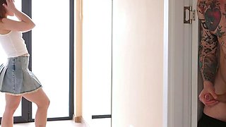 nicole moves with reckless hunger and cock passion